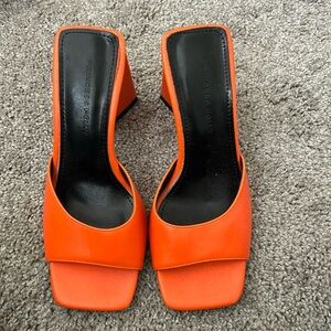 Princess Polly Orange Heels